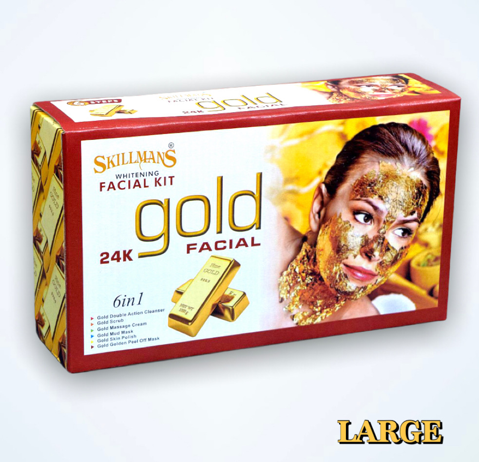 Skillmans Gold Facial Kit | Large (6x300ml)