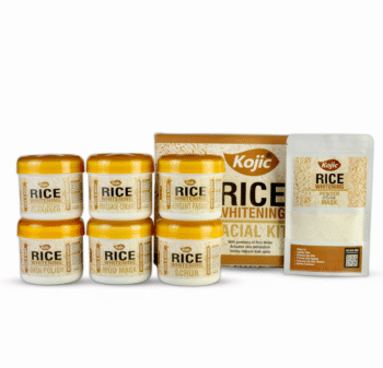 Kojic Rice Facial Kit | Salon Size | with Rice Powder Mask