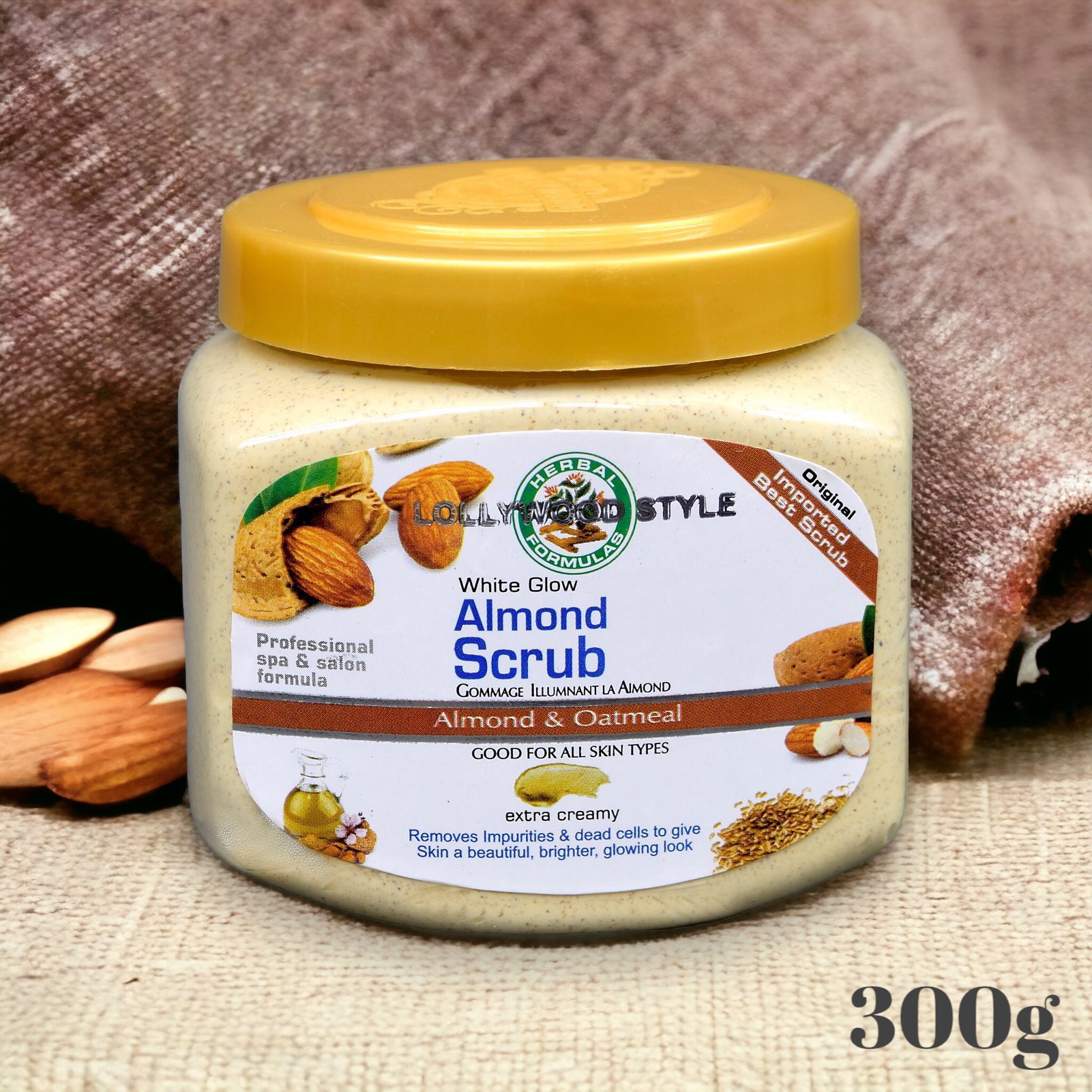 Almond Scrub - 300 Grams (White Glow)