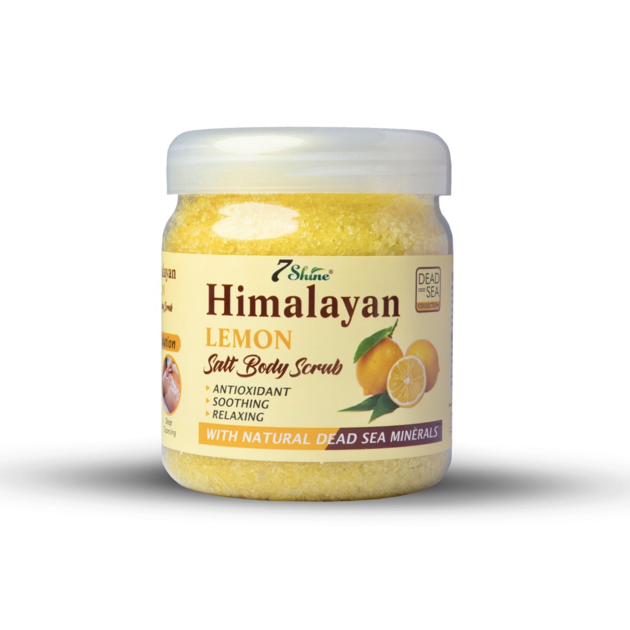 Himalayan Lemon Salt Scrub - 500 grams | Natural Body Scrub