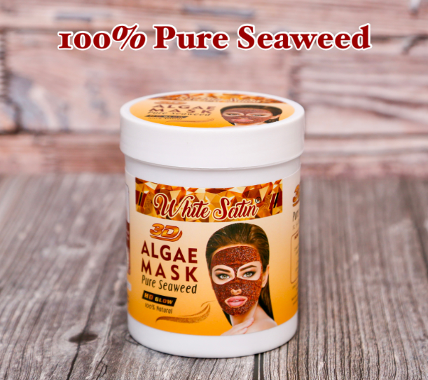 White Satin 3D Algae Mask (300g) | Seaweed Pure