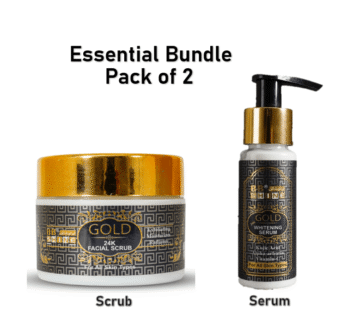 Essential bundle - BB Shine 24K Gold Facial Scrub + 24k Whitening Serum